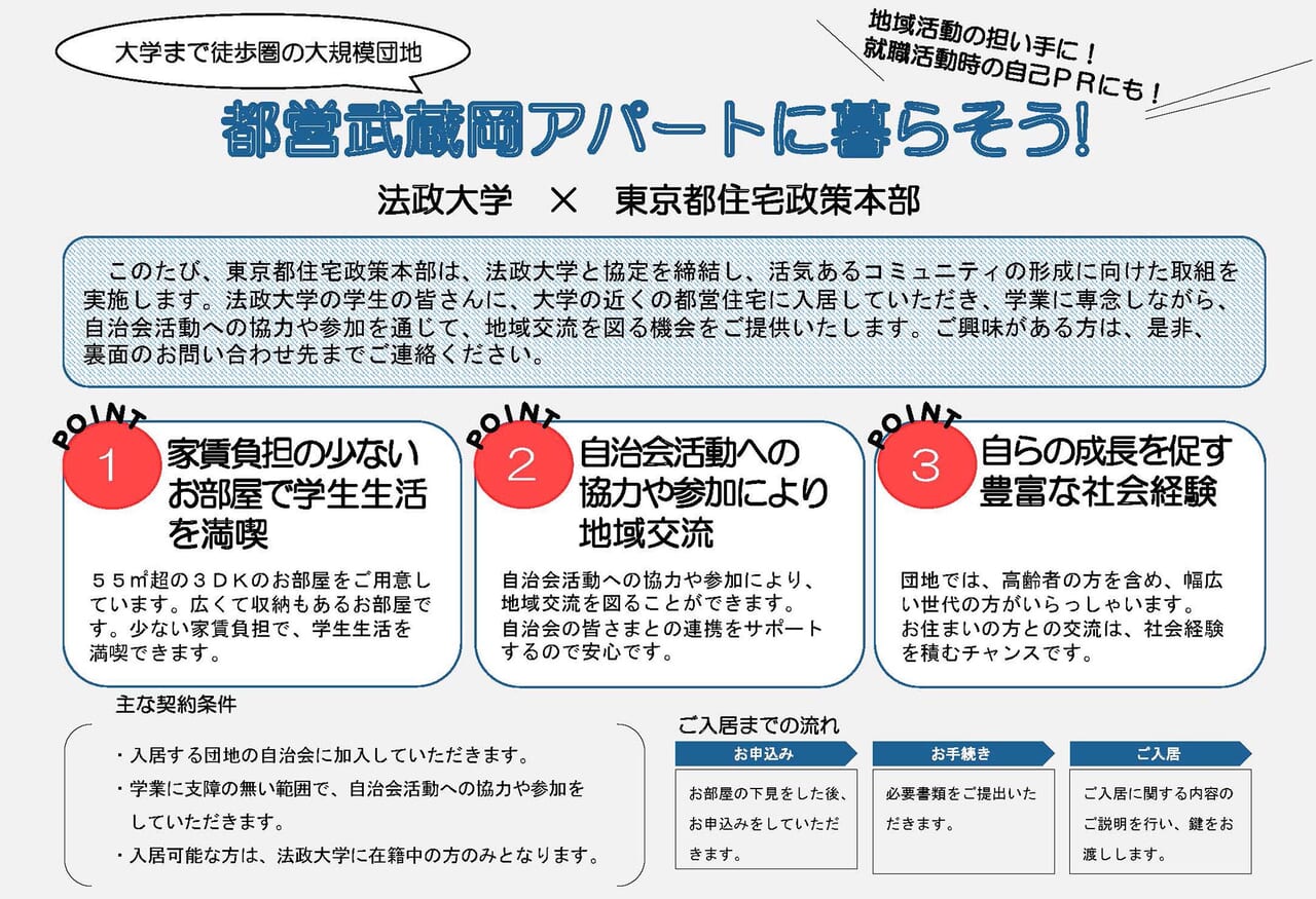 都営住宅、地域と学生つなぐ〜一人暮らしの新たな選択肢へ