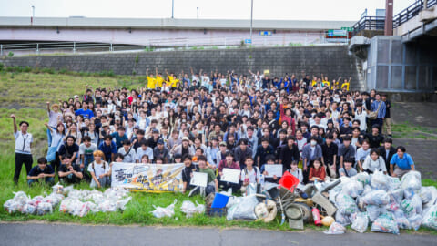 【環境人材育成】初の参加者400人超え！大学生が荒川の河川敷を一掃！環境活動「第21回 大学対校！ゴミ拾い甲子園」レポート！